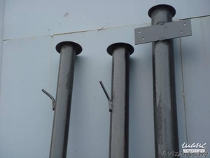 Столбы металлические , с заглушкой от воды #1401876