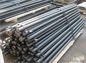 Столбы металлические с крючком под сетку,  с планкой под профлист #1421900