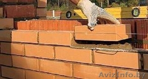 Кладка стен в 1, 5- 2 кирпича,  кирпичная перегородка #1417632