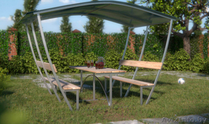 Металлическая беседка. #1411088