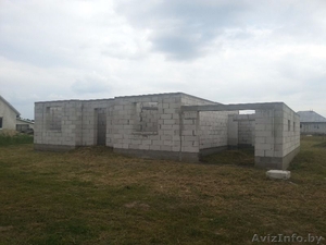 Участок с коробкой дома в Кобринском районе #1413255