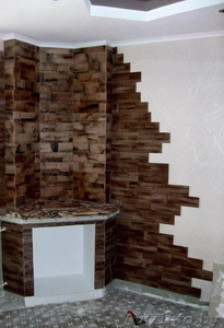 Отделка декоративным камнем и плиткой помещений #1408654