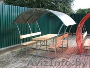 Беседка разборная, металлическая. #1406435