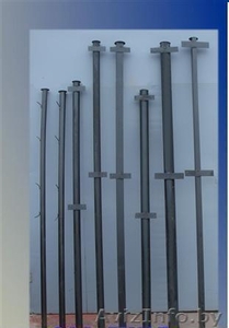 Столб метал. с крючком #1405430