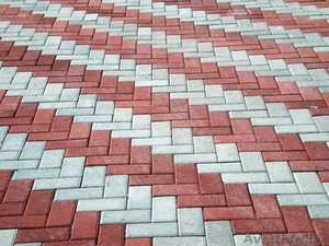 Укладка тротуарной плитки, установка бордюров #1419435