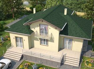 Мягкая кровля Шинглас Ультра - для самых оригинальных решений! #1440322