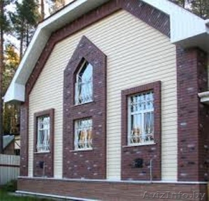 Сайдинг виниловый фасадный и цокольный для наружной отделки Docke,  Ю-пласт. #1444961