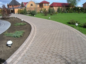 Благоустройство территории: укладка тротуарной плитки,  отмостка,  дорожки,  стоянк #1444628