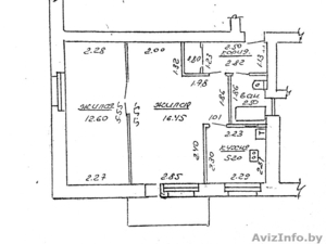 2-комнатная квартира в Орше,  пр-т Текстильщиков #1426892