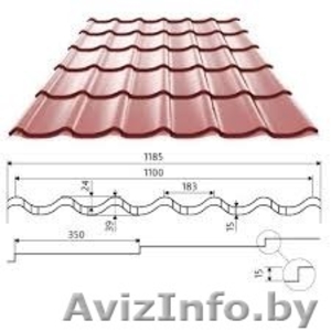 Металлочерепица МП Монтеррей #1429530