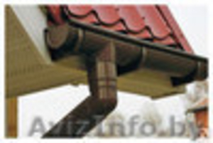 Водосточную систему пластиковую белую,  коричневую. #1444957