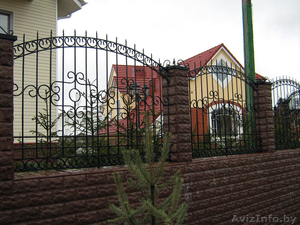 Кованые ворота,  калитки,  заборы,  навесы и другие металлоконструкции #1438755