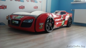 Кровать-машинку с матрасом для мальчика #1448598