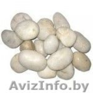 Галька полированная белая 10-20 мм 20 кг #1449277