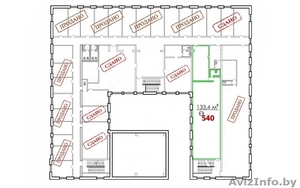Офисное помещение со всеми коммуникациями в БК 