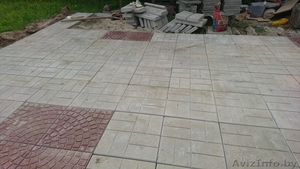 Укладываю тротуарную плитку #1458873
