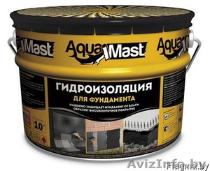Мастика гидроизоляционная битумно-резиновая Аквамаст 10кг #1454248