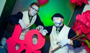 Мим Дуэт на свадьбу день рождения корпоратив юбилей выпускной  #1450885