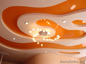 глянцевые потолки в интерьере #1447914