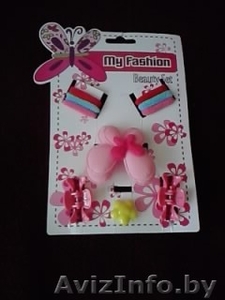 Наборы (резинки и заколки) и заколки для девочек #1452493