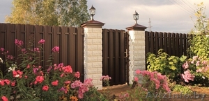 Заборы из металлического штакетника минск цена #1460211