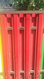 Штакетник из оцинкованной стали с 2 сторонним покрытием RAL-3005 6005 8017 #1462845