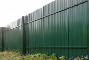 Установка забора из профлиста минск #1471540