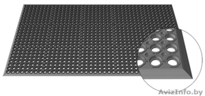 Коврик резиновый грязезащитный, антискользящий с окантовкой  #1466589