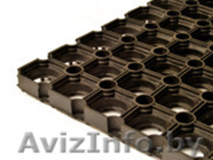 Коврик резиновый ячеистый грязезащитный « Домино» высотой 16/22 mm #1466591