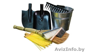 Хозяйственный инвентарь (лопаты, веники, метлы, ведра, грабли, вилы и многое другое) #1460290