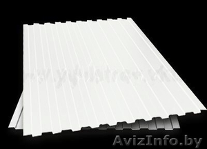 Профлист белый С8,  МП20. Профнастил белогго цвета,  высокого качества #1462841