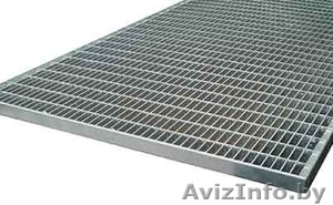 Придверная стальная оцинкованная решетка  #1466588