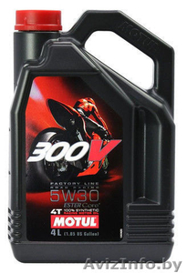 Масло для мотоцикла Motul 300V 4T FL ROAD RACING 5W-30 4L #1476161