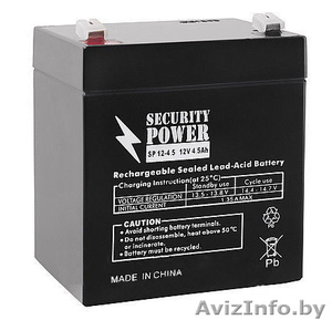 Аккумулятор 12V/4.5Ah Security Power SP 12-4, 5 #1476973