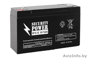 Аккумуляторная батарея 6V/12Ah Security Power SP 6-12 #1476978