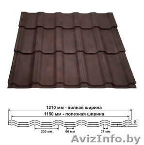 Металлочерепица 0, 5 от европейских производителей #1481988