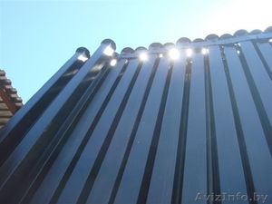  Столбы металлические круглые и профильые #1477400