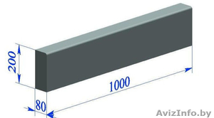 Бордюры бетонные по низким ценам в Могилеве #1485702