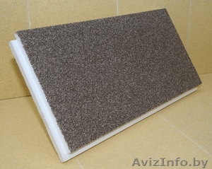 Фасадные термопанели Тепла Хата 20 мм,  50 мм,  100 мм(покрытие мраморная крошка). #1489090