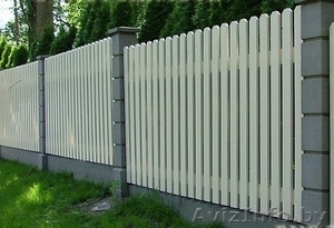 Забор из штакетника в Минске Забор из штакетника в Минске. Цена актуальная,  иног #1494315