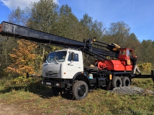 Забивка свай. Перевозка материалов. Испытание свай. #1497297