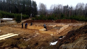 Заливка фундамента в Минске. Монолитный,  свайный ленточный #1498118