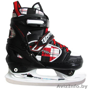 Коньки раздвижные,  хоккейные Tempish VERSO ICE красные #1502793
