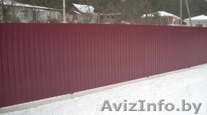 Монтаж забора с использованием Вашего материала в Минске,  Минском районе или обл #1495421
