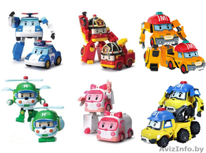 6 игрушек Робокар поли со скидкой #1513566