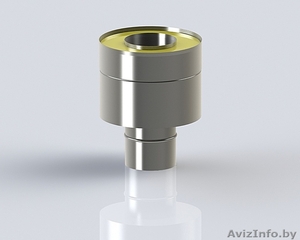 Нержавеющая насадка нижняя 100/200 -0.5/0.5 #1519123