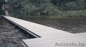 Возведение пирсов на винтовых сваях #1514840