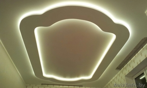 Натяжные потолки, многоуровневые любой сложности, резные потолки #1519045