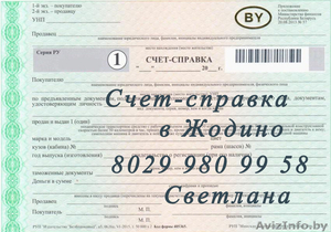 Счет-справка Жодино #1516819