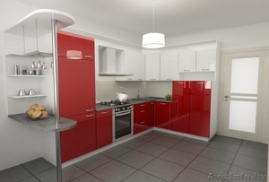 Пластиковая яркая кухня #1526504